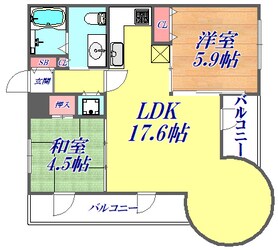 パレプラス東武庫之荘の物件間取画像